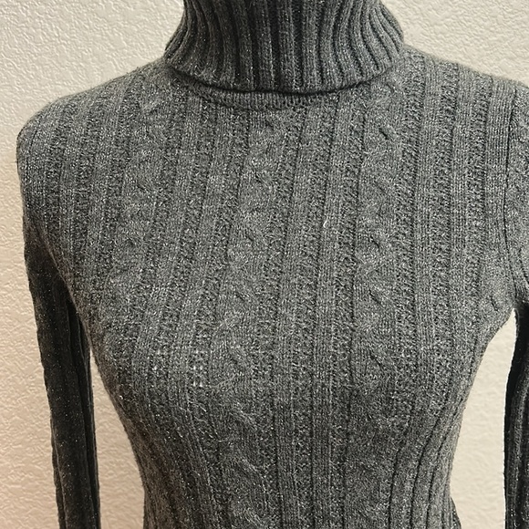 Express Sparkled Turtleneck Sweater - Picture 2 of 3
